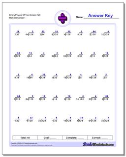 Division Worksheets