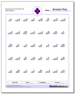 Division Worksheets