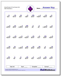 Division Worksheets