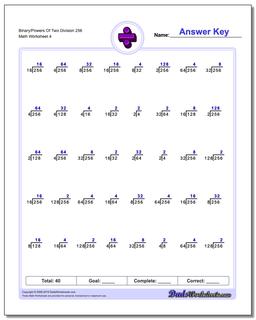 Division Worksheets