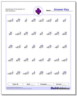 Division Worksheets