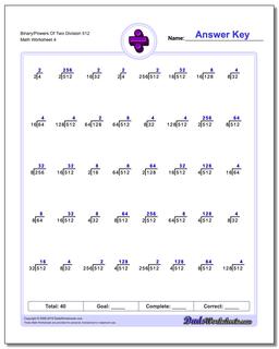 Division Worksheets