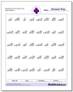 Division Worksheets