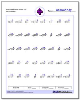 Division Worksheets