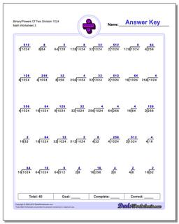 Division Worksheets