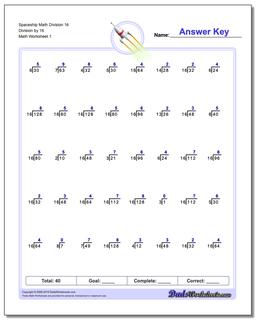 Division Worksheets