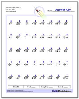 Division Worksheets