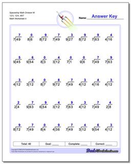 Division Worksheets