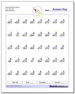 Division Worksheets