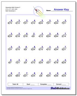 Division Worksheets