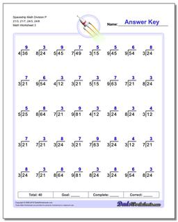 Division Worksheets