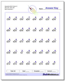 Division Worksheets