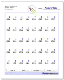 Division Worksheets