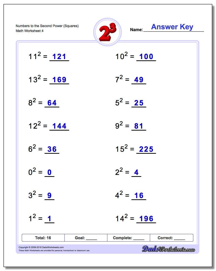 Simple Exponents and Powers of Ten