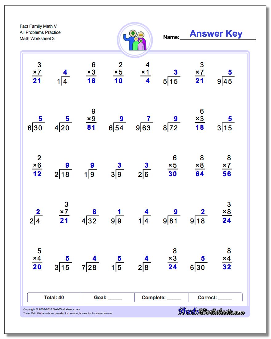 one minute multiplicationdivision