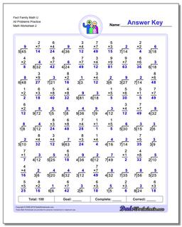 Fact Family Math U All Problems Worksheet Practice /worksheets/fact-family-math.html