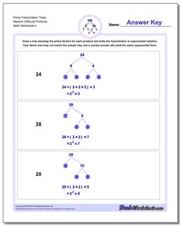 Factorization, GCD, LCM