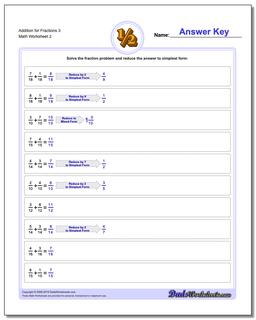 Addition Worksheet for Fraction Worksheets 3 /worksheets/fraction-addition.html