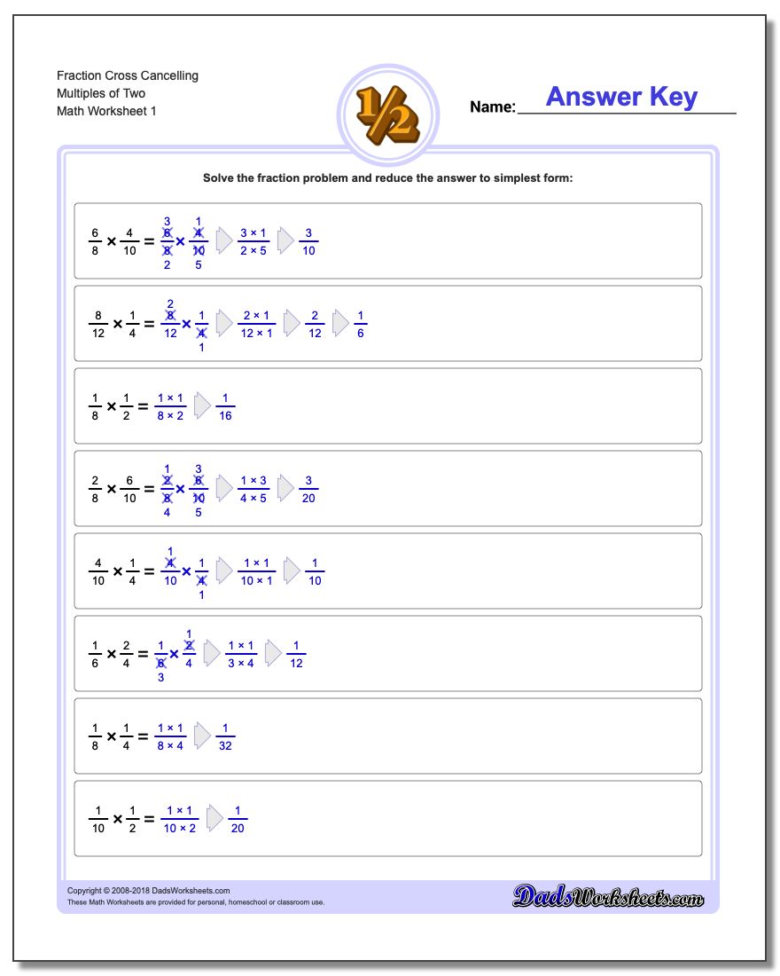 Fraction Multiplication