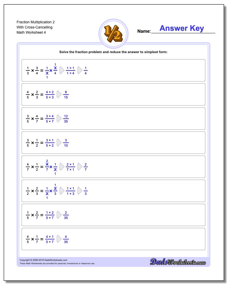 Math worksheets multiplying fractions word problems