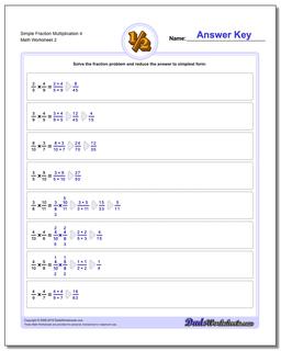 Simple Fraction Worksheet Multiplication Worksheet 4 /worksheets/fraction-multiplication.html