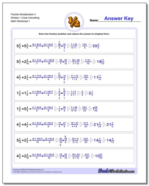 full fraction multiplication