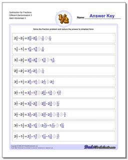 Fraction Subtraction