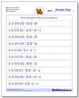 Fraction Subtraction