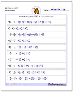 Fraction Subtraction