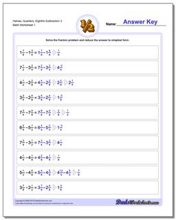 Fraction Subtraction