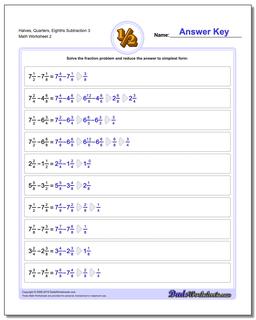 Fraction Subtraction