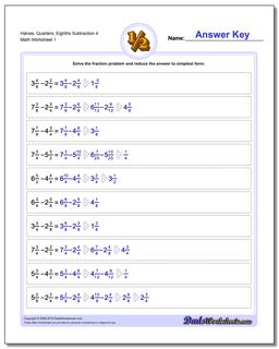 Fraction Subtraction