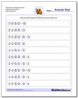 Fraction Subtraction