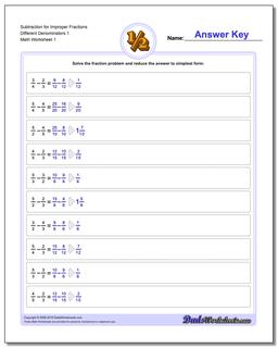 Fraction Subtraction