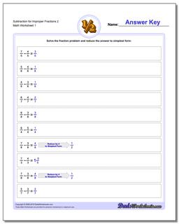 Fraction Subtraction