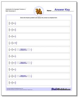 Fraction Subtraction