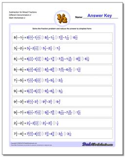 Fraction Subtraction