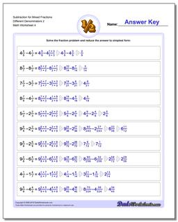 Fraction Subtraction