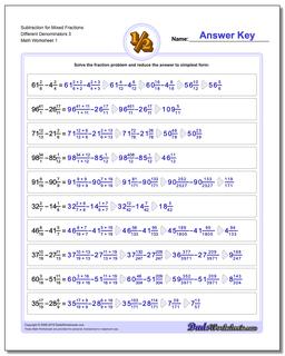 Fraction Subtraction