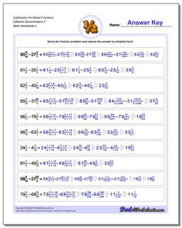 Fraction Subtraction