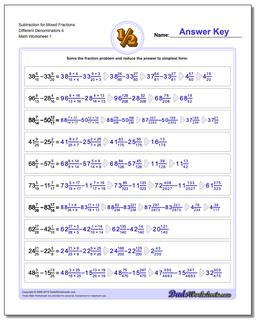 Fraction Subtraction