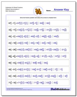 Fraction Subtraction