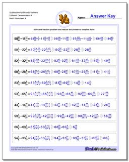 Fraction Subtraction