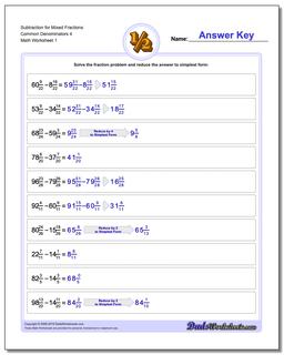 Fraction Subtraction