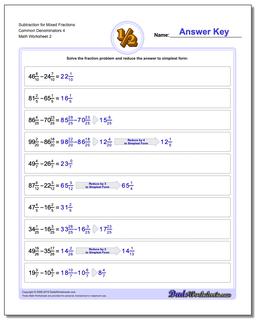 Fraction Subtraction