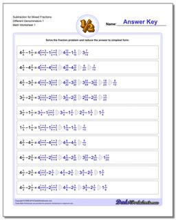 Fraction Subtraction