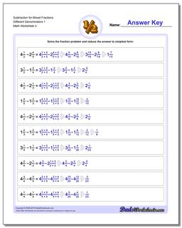 Fraction Subtraction