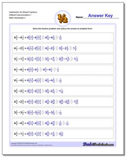 Fraction Subtraction