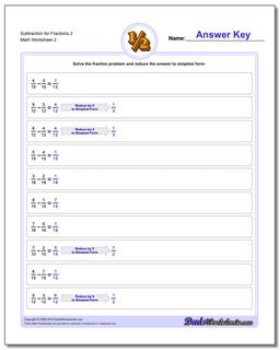 Fraction Subtraction