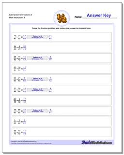 Fraction Subtraction